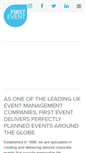 Mobile Screenshot of firstevent.co.uk