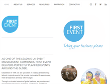 Tablet Screenshot of firstevent.co.uk